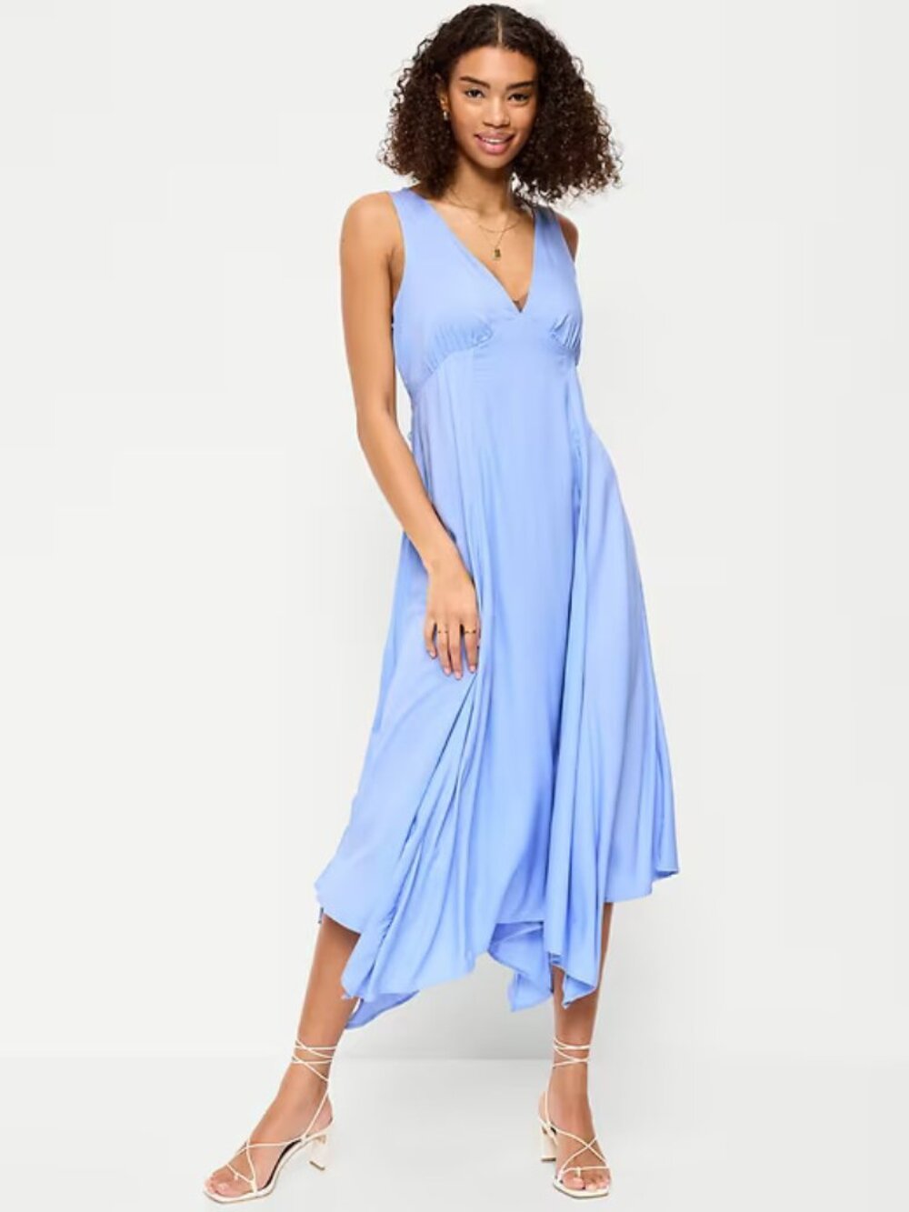 Old Navy Women's Small Handkerchief Hem Midi Dress NWT 60% off Retail